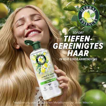 Shampoo Limettenduft, Tiefenreinigung & Glanz Herbal Essences