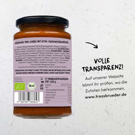 Fertiggericht, Rotes Thai Curry TRESSBRÜDER