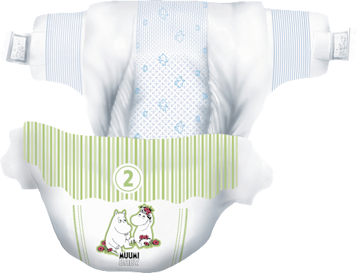 Windeln Gr. 2 (3-6 kg) Moomin Baby