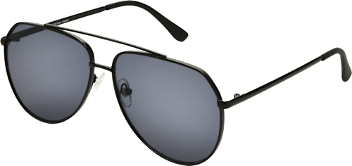 Sunčane naočale za odrasle - crni dizajn s matiranim krajevima SUNDANCE