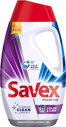 Гел за пране Premium Color & Care, 27 пранета Savex