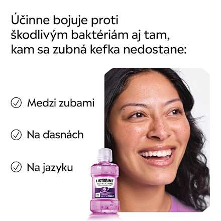Ústna voda Total Care Teeth Protection  Listerine