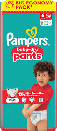 Baby Pants Baby Dry Gr. 6 XL (13-19 kg) Big Pack Pampers baby-dry