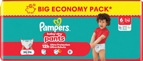 Baby Pants Gr. 6 XL (13-19 kg) Big Pack Pampers baby-dry