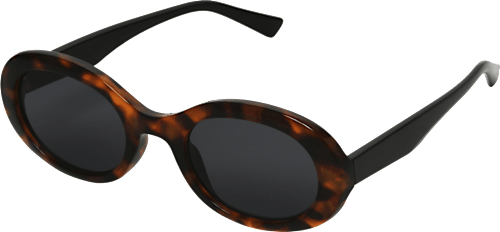 Ovalna retro sončna očala sundance