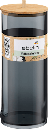 Wattepadspender mit Bambusdeckel ebelin