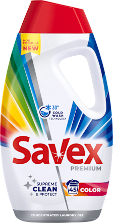 Гел за цветно пране Premium Color, 45 пранета Savex