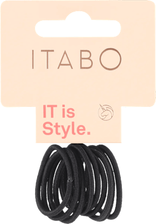 Male gumice za kosu – crne ITABO