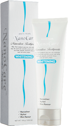NanoCare zubní pasta Silver Whitening White Pearl