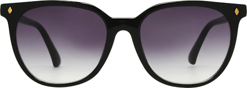 Sonnbrille Erwachsene schwarzes Gestell, Gläser lila Farbverlauf SUNDANCE