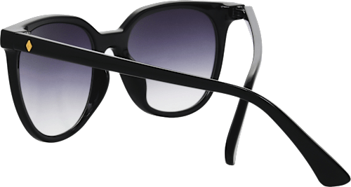 Sonnbrille Erwachsene schwarzes Gestell, Gläser lila Farbverlauf SUNDANCE