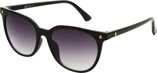 Sonnbrille Erwachsene schwarzes Gestell, Gläser lila Farbverlauf SUNDANCE