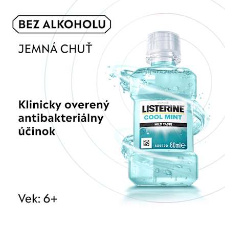 Ústna voda Cool Mint Mild Taste Listerine