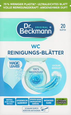 WC čistiace utierky Magis Leaves Ocean Breeze Dr. Beckmann