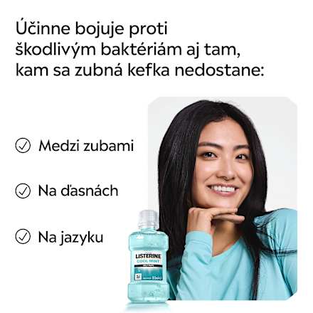 Ústna voda Cool Mint Mild Taste Listerine