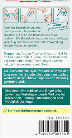 aktiv Augentropfen Hyaluron 0,4 % Doppelherz