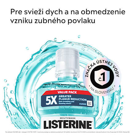 Ústna voda Cool Mint Listerine