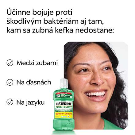 Ústna voda Fresh Burst Listerine