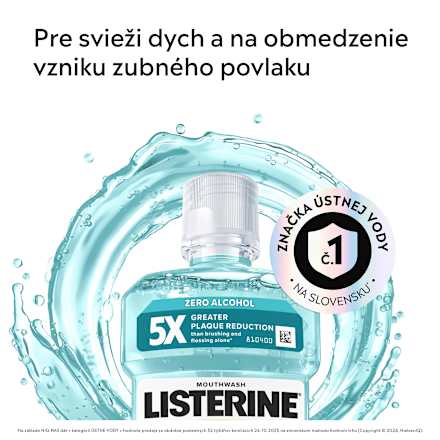 Ústna voda Cool Mint Mild Taste Listerine