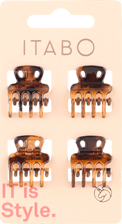 Kopče za kosu – crno-smeđe ITABO