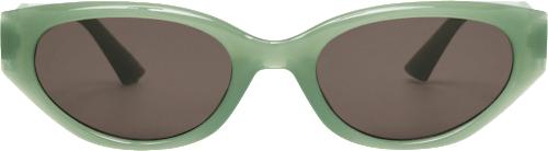 Sonnenbrille Erwachsene grünes Gestell, cateye Look SUNDANCE