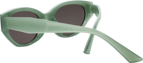 Sonnenbrille Erwachsene grünes Gestell, cateye Look SUNDANCE