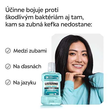 Ústna voda Cool Mint Mild Taste Listerine