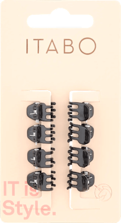Sitne kopče za kosu – crne ITABO