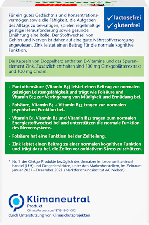 aktiv Ginkgo Kapseln Doppelherz