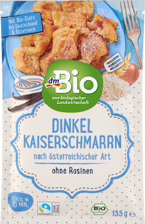 Backmischung Kaiserschmarrn Dinkel nach österreichischer Art dmBio
