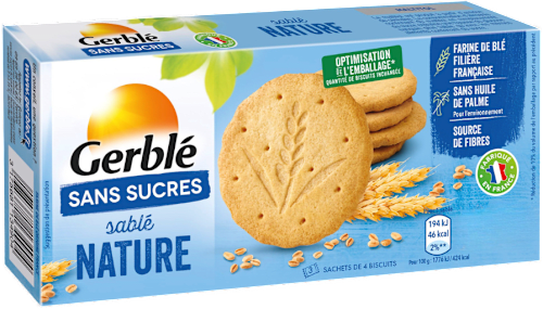 Biscuiti natur fara zahar Gerble