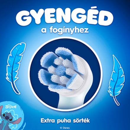 Pótfej elektromos fogkeféhez Stitch Oral-B