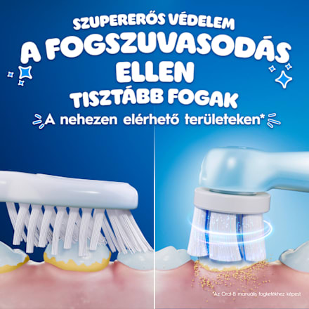 Pótfej elektromos fogkeféhez Stitch Oral-B