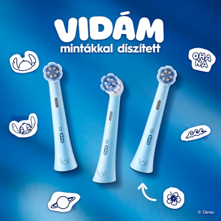 Pótfej elektromos fogkeféhez Stitch Oral-B