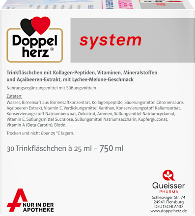 Doppelherz system Kollagen Beauty Trinkfläschchen 30 St Doppelherz