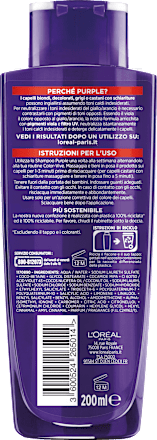 Shampoo Anti-Giallo L'Oreal Paris ELVIVE