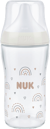 Babyflasche aus Glas Perfect Match weiß, ab 3 Monate, 230 ml NUK