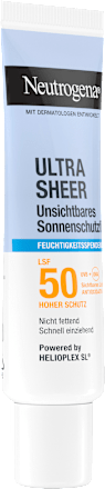 Sonnenfluid Gesicht, ultra sheer feuchtigkeitsspendend, LSF 50 Neutrogena