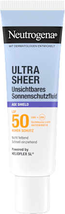 Sonnenfluid Gesicht, ultra sheer age shield, LSF 50 Neutrogena