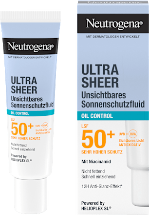Sonnenfluid Gesicht, ultra sheer oil control, LSF 50+ Neutrogena