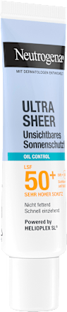 Sonnenfluid Gesicht, ultra sheer oil control, LSF 50+ Neutrogena
