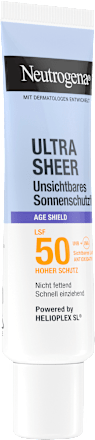 Sonnenfluid Gesicht, ultra sheer age shield, LSF 50 Neutrogena