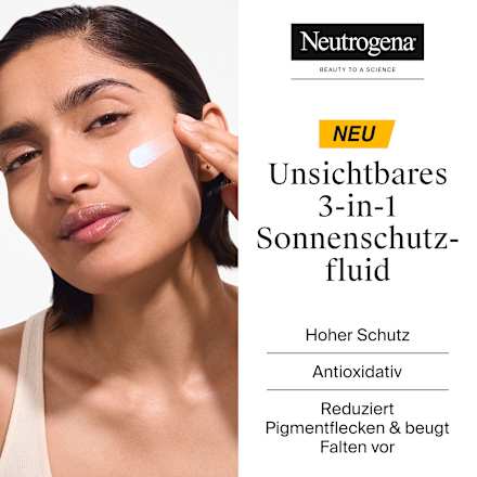 Sonnenfluid Gesicht, ultra sheer age shield, LSF 50 Neutrogena