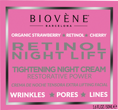 Nachtcreme Retinol Night Lift Power Tightening BIOVÈNE BARCELONA