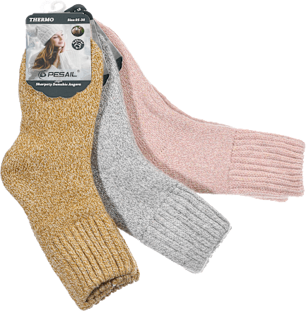 Ženske visoke termo nogavice, velikost: 35-38 (3 par) PESAIL