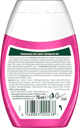Pasta do zębów dla dzieci Junior Strawberry Vademecum