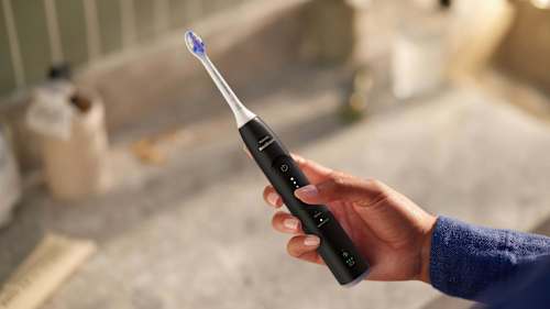 Elektrische Zahnbürste 6100 schwarz Philips Sonicare
