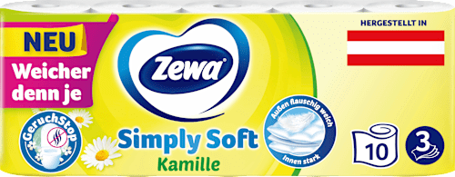 Toilettenpapier comfort Kamille 3-lagig Zewa