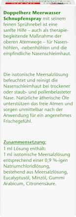Meerwasser Schnupfenspray Doppelherz