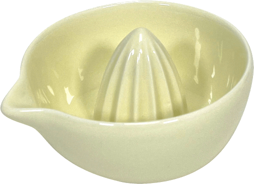 Zitronenpresse aus Keramik, gelb (11x10x5,5 cm) Dekorieren & Einrichten